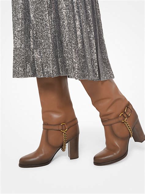 michael kors stiefeletten wildleder|michael kors burnished boots.